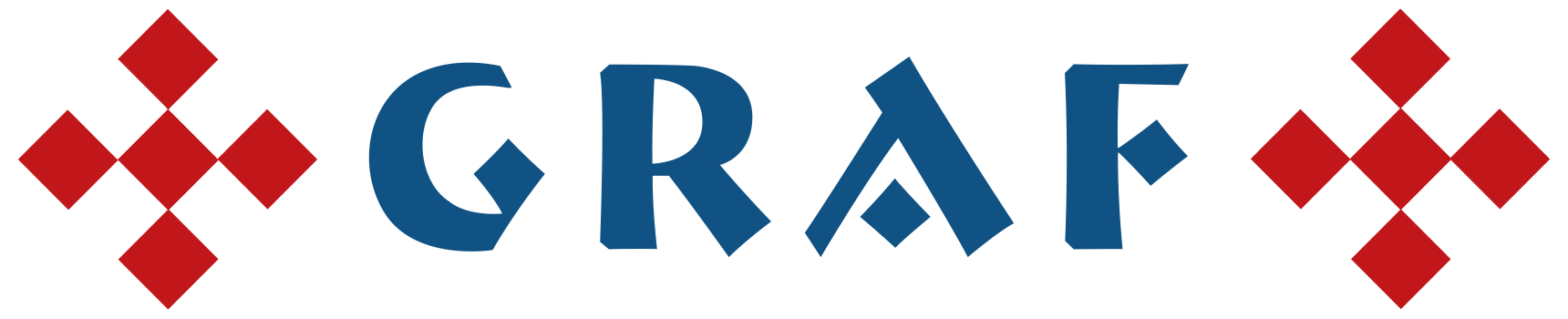 Graf Fliesen und Badrenovierung Sponsorlogo, modernes Firmenlogo auf weißem Hintergrund, freundlicher und professioneller Eindruck